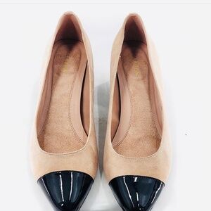 Cole Haan The Go-To Pump 45MM, Brush Suede/Black Patent Leather